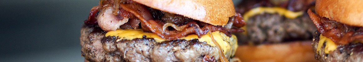 Eating American (Traditional) Burger at Michael's Burger restaurant in Canoga Park, CA.